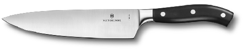 Нож шеф-повара VICTORINOX Grand Maître, кованый, 20 см, чёрный