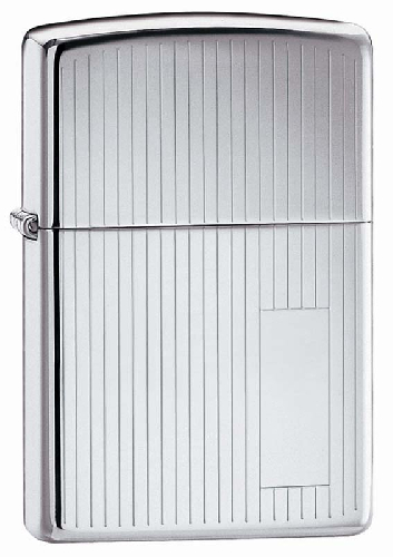 Зажигалка ZIPPO Engine Turn с покрытием High Polish Chrome, латунь/сталь, серебристая, 38x13x57 мм