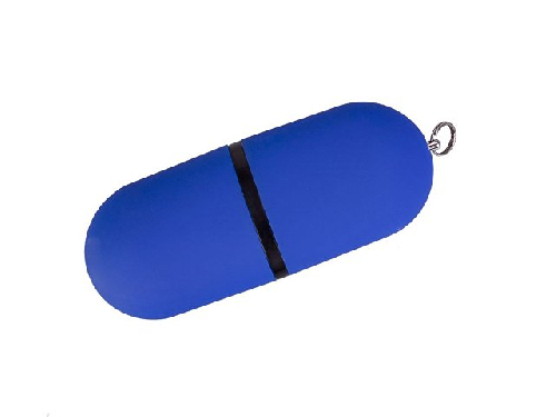 USB 2.0- флешка на 32 Гб Пилюля Soft-touch
