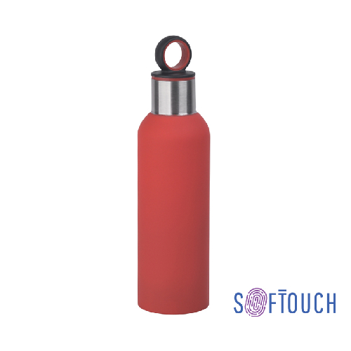 Термобутылка "Силуэт" с покрытием soft touch