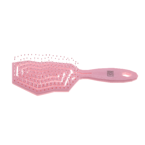 Щетка Dewal Beauty серия "Friendly", продувная, с  нейлоновым штифтом, форма айсберг