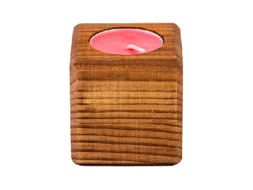 Свеча в декоративном подсвечнике Роза