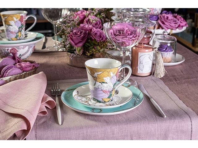 Набор чашка и блюдце TEA SET ALICE