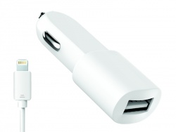 АЗУ USB 2.1A +lightning кабель, OLMIO