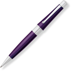Шариковая ручка Cross Beverly. Цвет - фиолетовый.