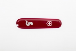 Передняя накладка для ножей VICTORINOX Fisherman и Angler 91 мм, пластиковая, красная