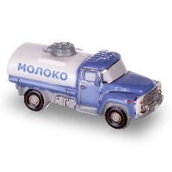 Елочная игрушка ретро грузовик-цистерна