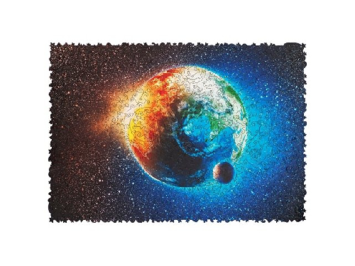 Деревянный пазл Earth