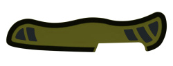 Задняя накладка для ножей VICTORINOX Swiss Soldier's Knife 08 111 мм, нейлоновая, зелёно-чёрная