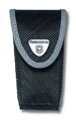 Чехол на ремень VICTORINOX для ножей 91 и 93 мм толщиной 2-4 уровня, на липучке, нейлоновый, чёрный