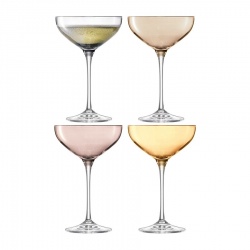Набор из 4 бокалов для шампанского Polka Saucer