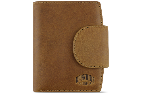 Бумажник KLONDIKE RUSH «Jenny», натуральная кожа в коньячном цвете, 11 х 12,5 х 2,5 см