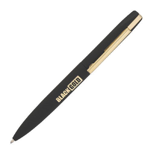 Ручка шариковая "Mercury Gold", покрытие soft touch