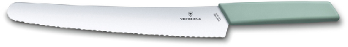 Нож для хлеба и выпечки VICTORINOX Swiss Modern, 26 см, сталь/синтетический материал, аквамариновый
