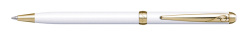 Ручка шариковая Pierre Cardin SLIM. Цвет - белый. Упаковка Е