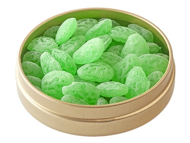 Карамель леденцовая со вкусом апельсина в банке