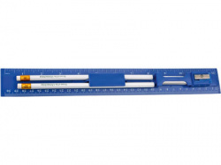 Набор канцелярских принадлежностей: линейка, ластик, точилка, 2 карандаша