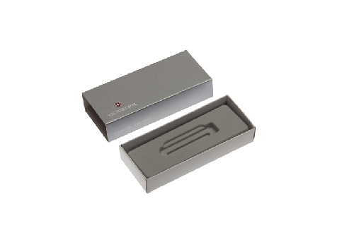 Коробка для ножей VICTORINOX 58 мм толщиной 2 и более уровней (MiniChamp), картонная, серебристая