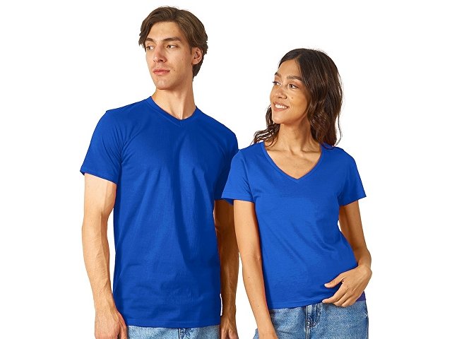 Футболка красная Heavy Super Club мужская с V-образным вырезом