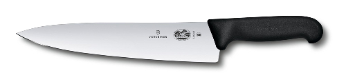 Нож разделочный VICTORINOX Fibrox, 25 см, чёрный