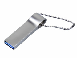 USB 2.0-флешка на 32 Гб с мини чипом и боковым отверстием для цепочки