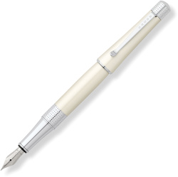 Перьевая ручка Cross Beverly. Цвет - белый.