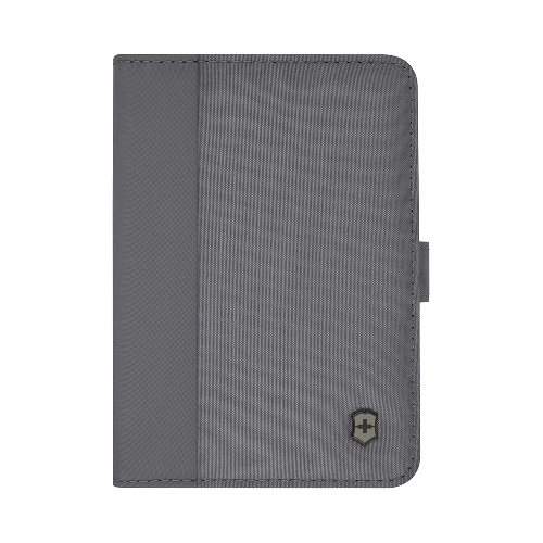 Обложка для паспорта VICTORINOX Travel Essentials, с защитой от сканирования RFID, серая, полиэстер, 11x1x15 см