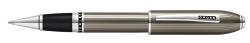 Ручка-роллер Selectip Cross Peerless Translucent Titanium Grey Engraved Lacquer