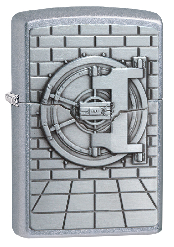 Зажигалка ZIPPO Classic с покрытием Street Chrome™,  латунь/сталь, серебристая, матовая, 38x13x57 мм