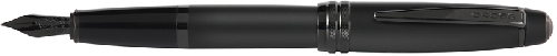 Перьевая ручка Cross Bailey Matte Black Lacquer, перо F. Цвет - черный.
