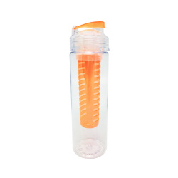 Пластиковая бутылка с емкостью для фруктов, 0,7 л