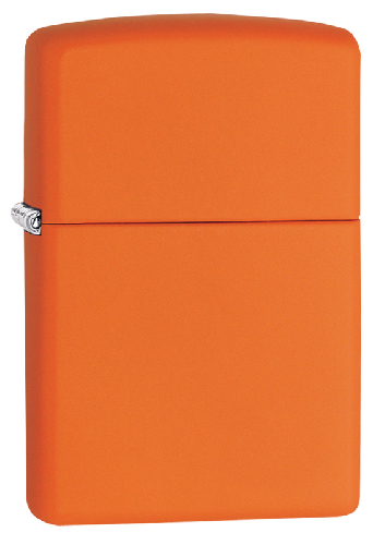 Зажигалка ZIPPO Classic с покрытием Orange Matte, латунь/сталь, оранжевая, матовая, 38x13x57 мм