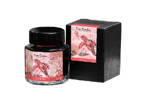Флакон чернил Pierre Cardin 30мл, серия CITY FANTASY цвет Coral Pink (Розовый Коралл)