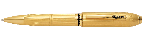 Шариковая ручка Cross Peerless Citizen LE London. Цвет - золотистый.