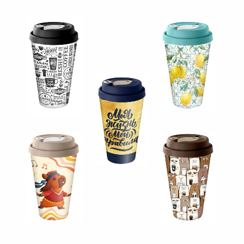 Стакан с крышкой Tumbler на заказ