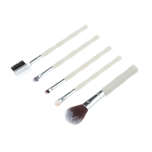 Набор Dewal Beauty косметических кистей /бамбук/ (5шт/уп) 98мм х 175мм