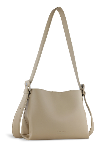 Сумка женская наплечная BUGATTI Luna, бежевая, полиуретан, 30 x 13 x 22 см