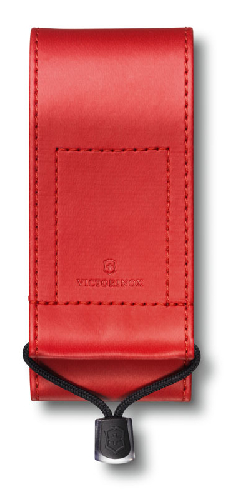 Чехол на ремень VICTORINOX для ножей 111 мм толщиной 3 уровня и SwissTool, из кожзаменителя, красный