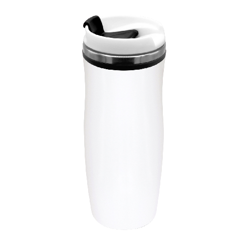 Термокружка Latte, бело-