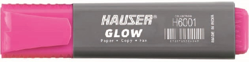 Текстовыделитель Hauser Glow, цвет розовый