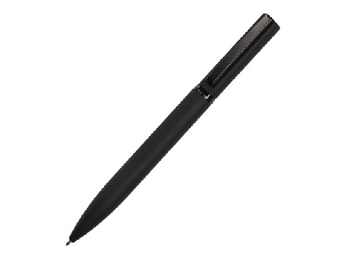 Ручка шариковая металлическая Siegfried Silver soft-touch с зеркальным слоем