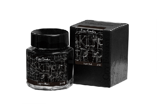 Флакон чернил Pierre Cardin 30мл, серия CITY FANTASY цвет Logos Black (Черный)