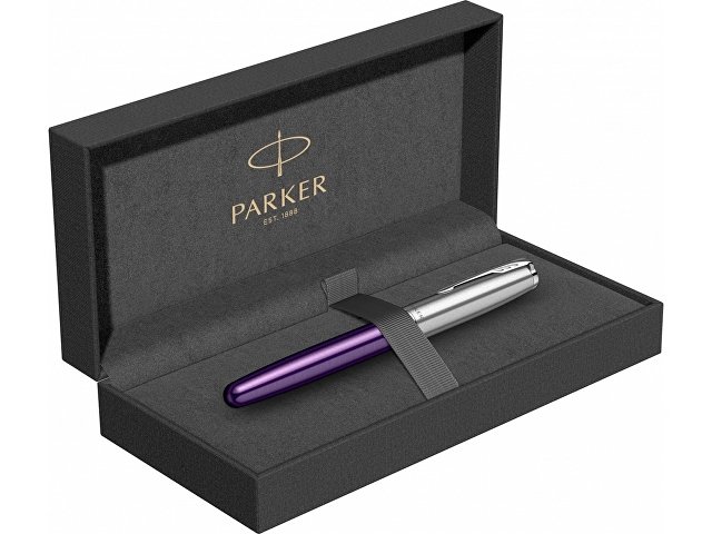 Ручка перьевая Parker Sonnet Essentials Green SB Steel CT