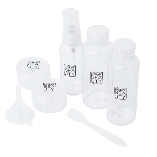 Дорожный набор баночек для путешествий Dewal Beauty, 7пр