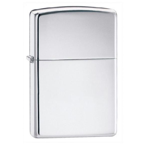 Зажигалка ZIPPO Armor™ c покрытием High Polish Chrome, латунь/сталь, серебристая, 38x13x57 мм