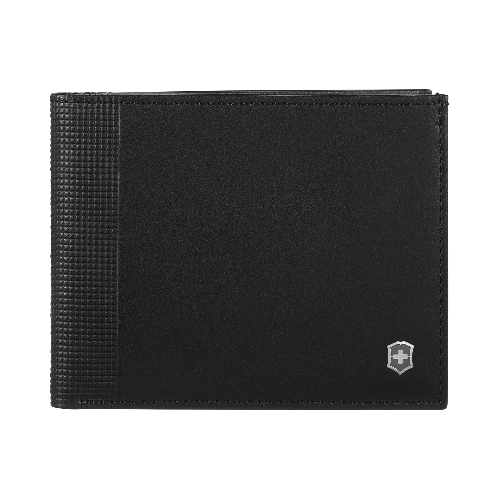 Портмоне VICTORINOX Altius Alox с защитой от сканирования RFID, чёрное, натуральная кожа, 9 x1x11 см
