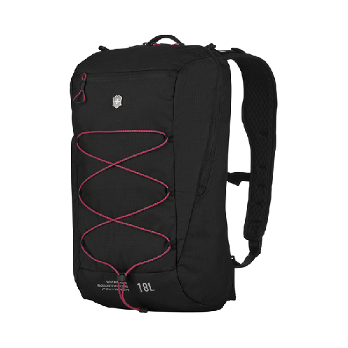 Рюкзак VICTORINOX Altmont Active L.W. Compact Backpack, чёрный, 100% нейлон, 28x17x44 см, 18 л