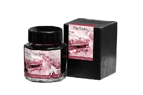 Флакон чернил Pierre Cardin 30мл, серия CITY FANTASY цвет La Havana Vintage Pink (Розовая Гавана)