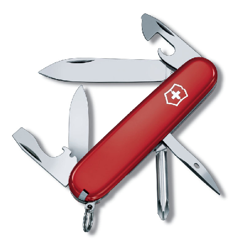 Нож перочинный VICTORINOX Tinker, 91 мм, 12 функций, красный