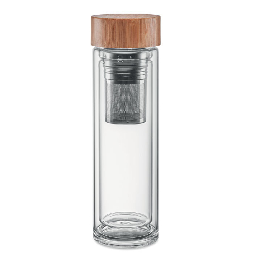Фляга стеклянная двустенчатая BATUMI GLASS